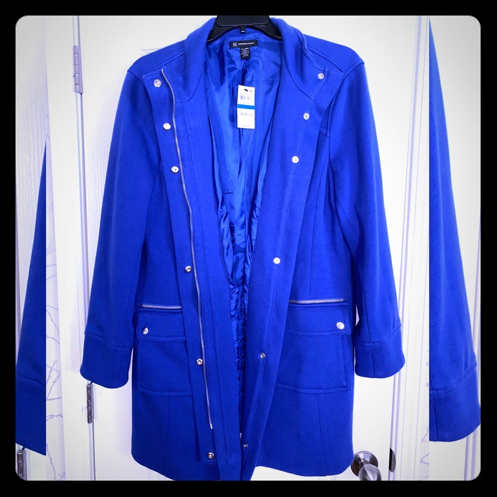 Women's Goddess Blue Collared  Coat💙